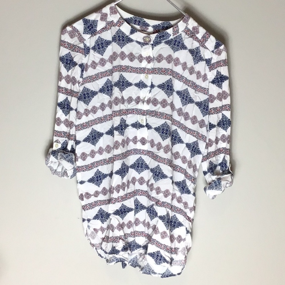 Loft > Patterned Blouse Small